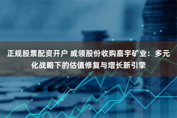 正规股票配资开户 威领股份收购嘉宇矿业：多元化战略下的估值修复与增长新引擎